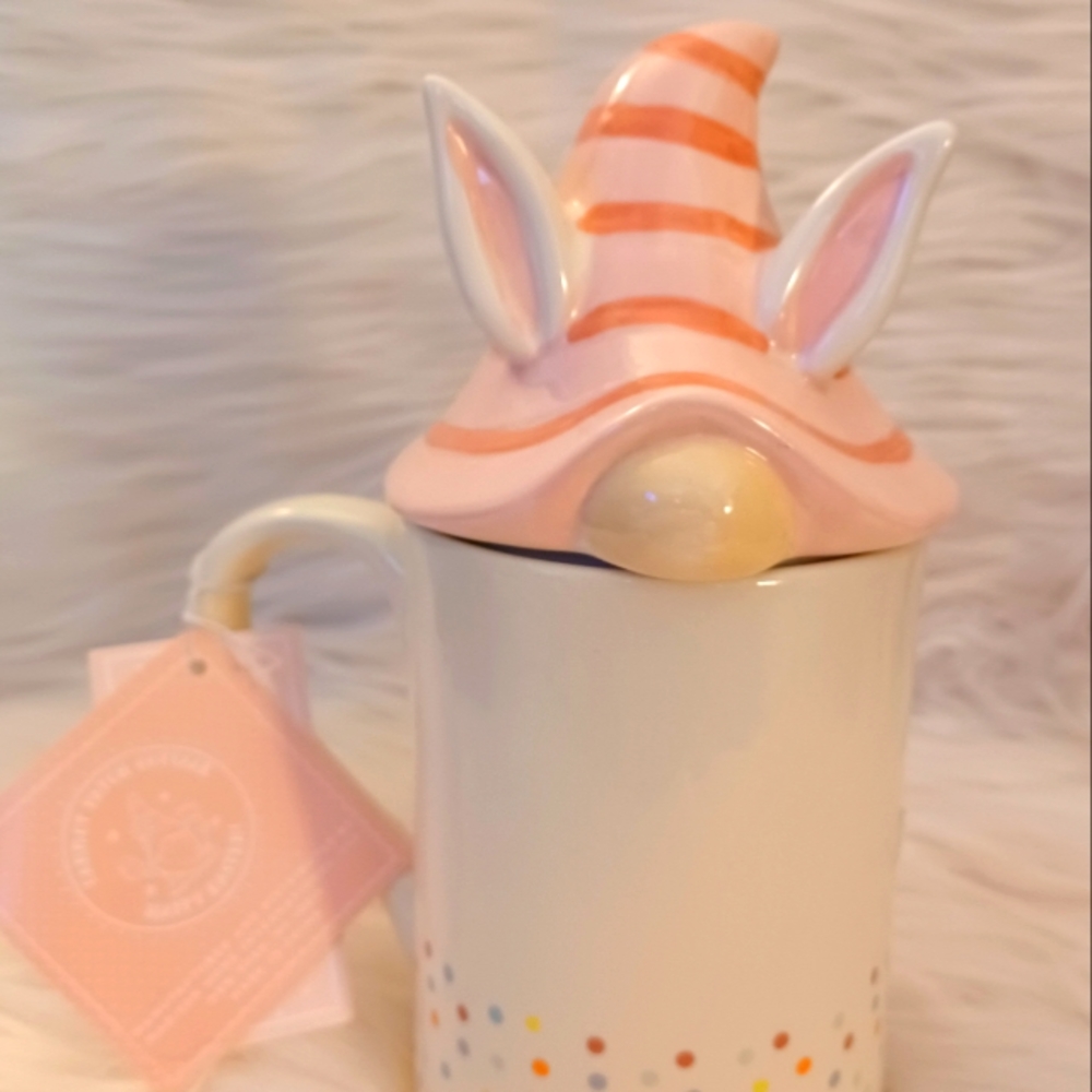 Rae Dunn Easter Mug with Topper